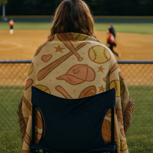 Softball Mom Blanket