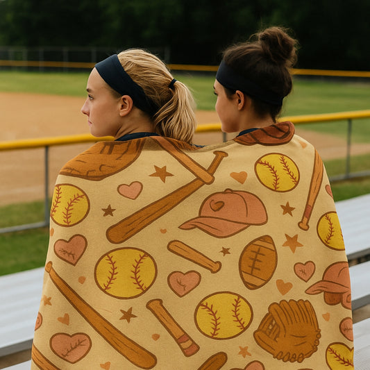 Softball Mom Blanket